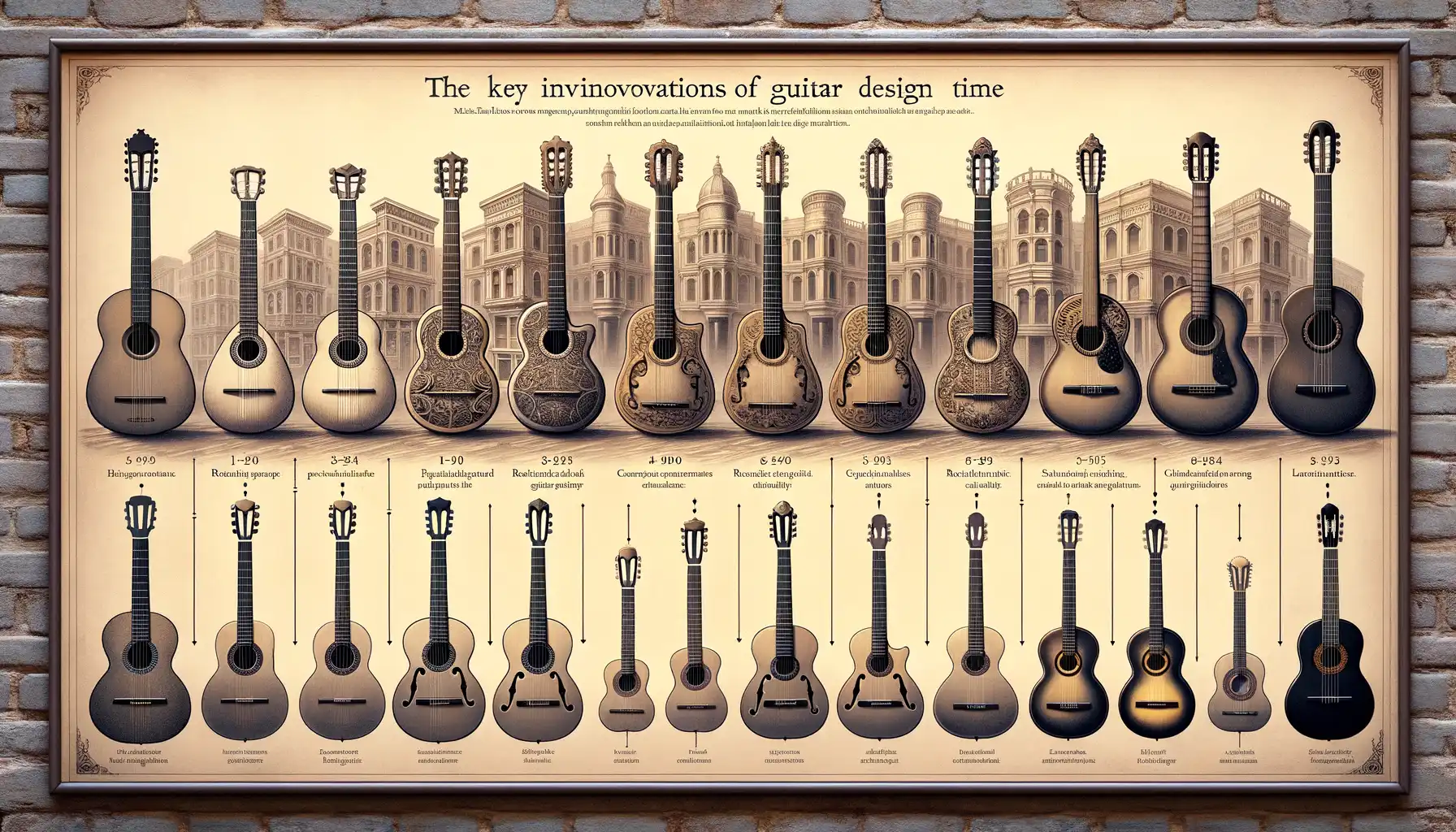 The Evolution of Guitar Design Through the Decades