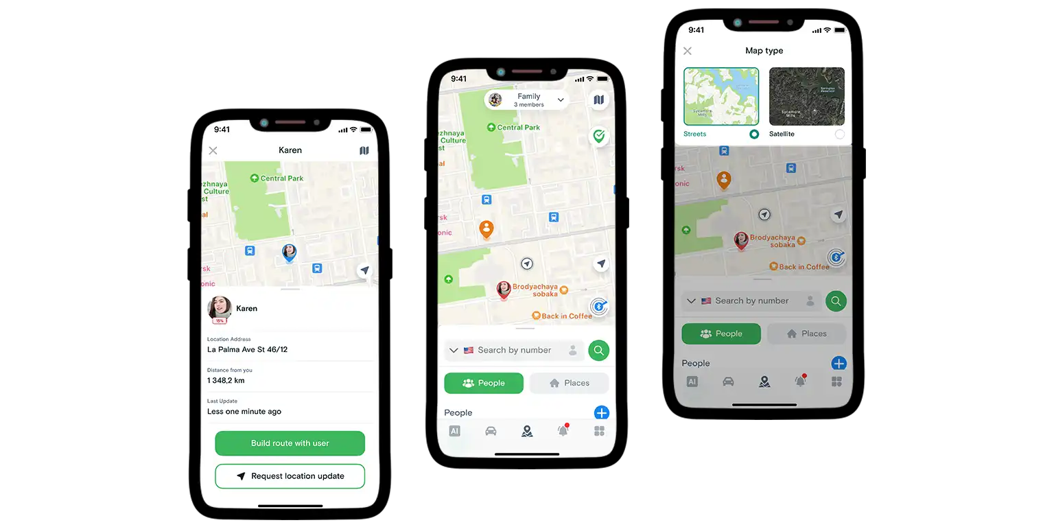 A screen from the Number Tracker app.
